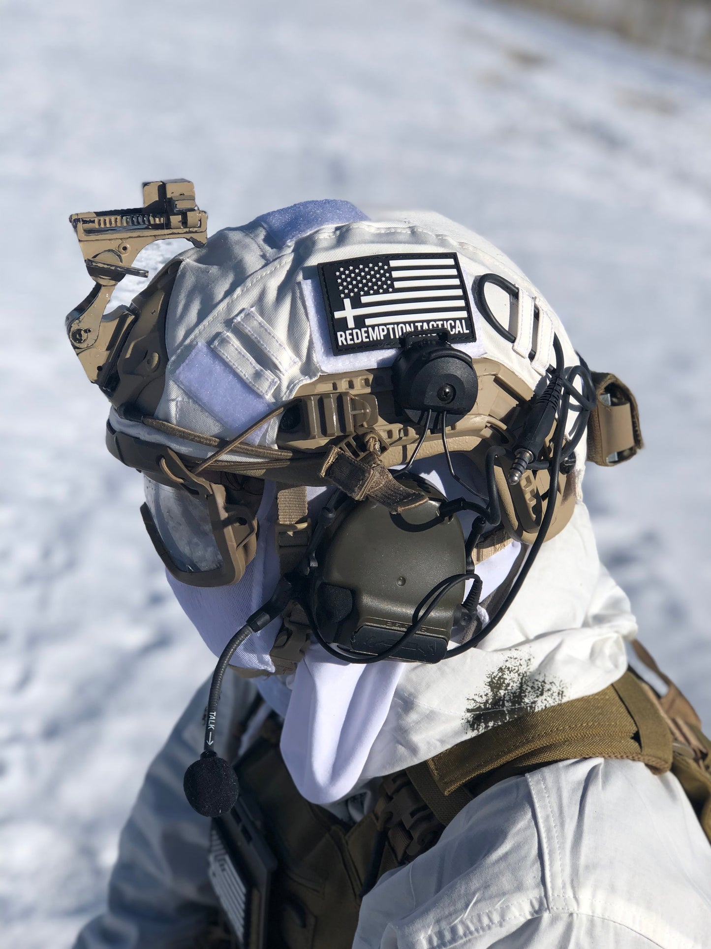 Ballistic Helmet RT2 High Cut Helmet: Tested to LEVEL IIIA (Included Arc Rails, Padding, Straps)