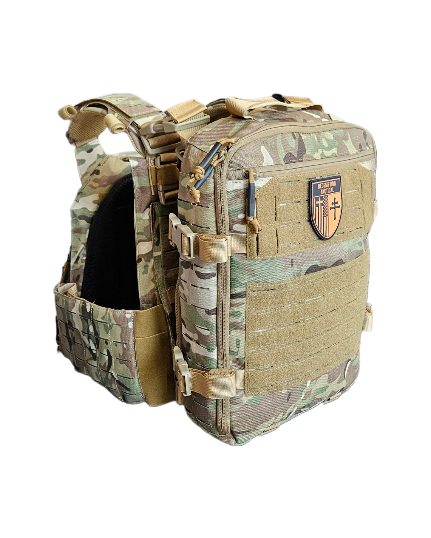 FULL KIT COMBO Crusader 2.0 V4 Armor COMBO PACKAGE LIGHTWEIGHT LEVEL IV (2) 10x12 Front/Back Plates, Plate Carrier Bag