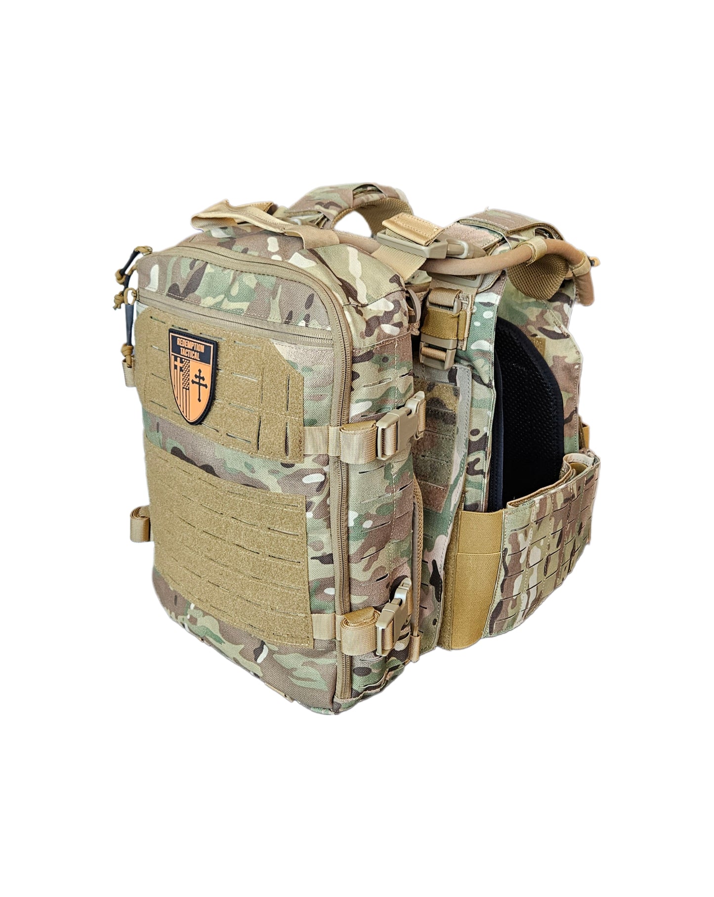 FULL KIT COMBO Crusader 2.0 V4 Armor COMBO PACKAGE LIGHTWEIGHT LEVEL IV (2) 10x12 Front/Back Plates, Plate Carrier Bag